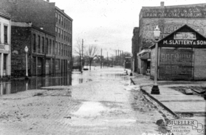 FloodRiverside Flood before gates